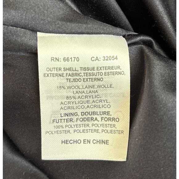 Anthropologie Andersen & Lauth Olivia Cape Women's One Size Red Black Plaid Wool - Picture 12 of 14